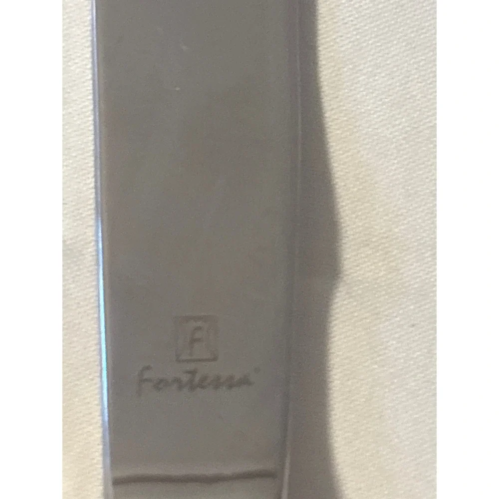 Fortessa Flatware Set 4pc Silver Excellent Mirror Polished Stainless Steel